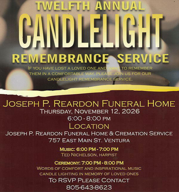 Joseph P. Reardon Funeral Home & Cremation Service and Boyko & Reardon Telegraph Road Mortuary & Cremation, Ventura, CA